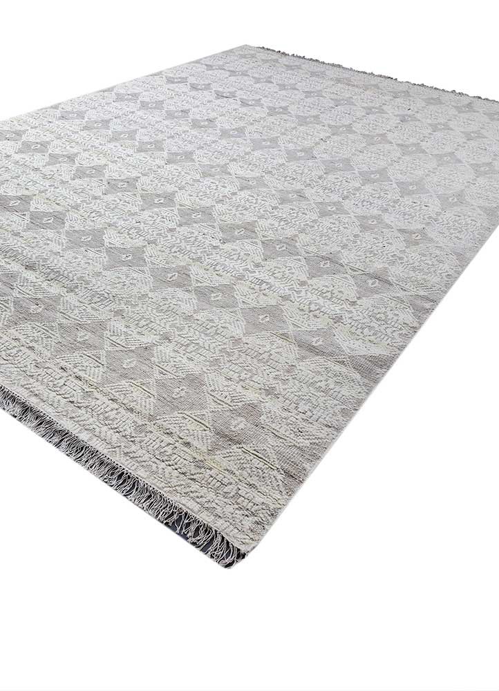 manifest ivory afghan wool hand knotted Rug - FoldShot manifest ivory afghan wool hand knotted Rug - FoldShot