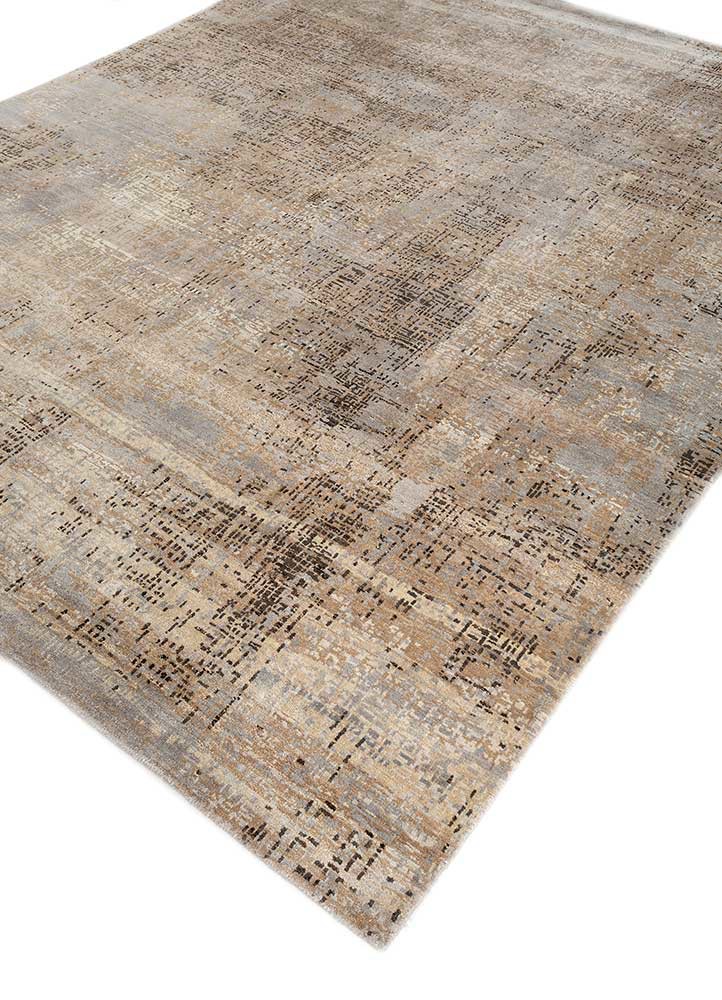 uvenuti gold wool hand knotted Rug - FoldShot