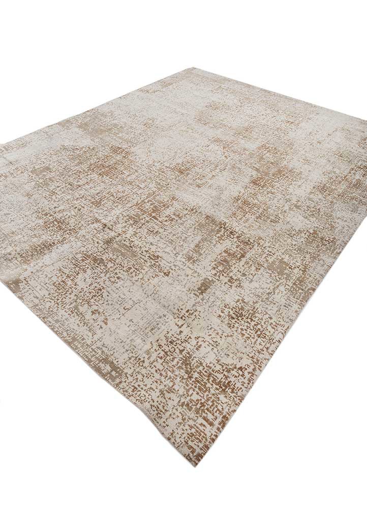 uvenuti ivory wool hand knotted Rug - FoldShot