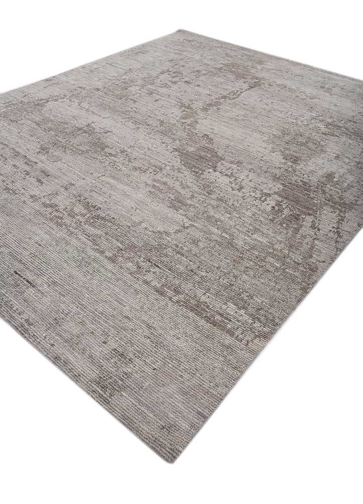 entropy grey and black wool hand knotted Rug - FoldShot entropy grey and black wool hand knotted Rug - FoldShot