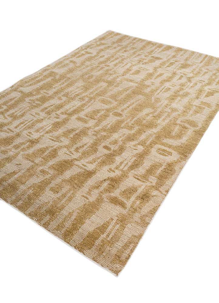 thyme ivory wool hand knotted Rug - FoldShot