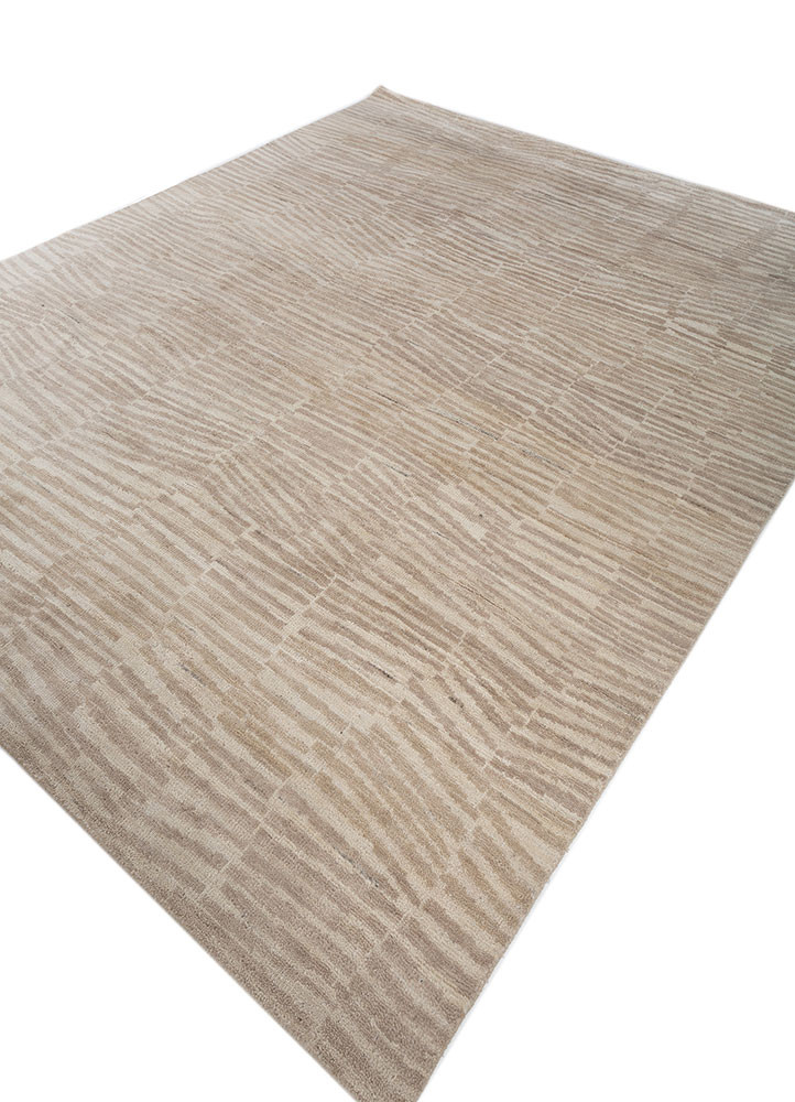 entropy ivory wool hand knotted Rug - FoldShot entropy ivory wool hand knotted Rug - FoldShot