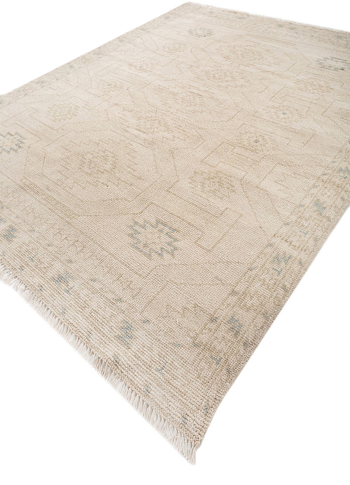 thyme ivory wool hand knotted Rug - FoldShot thyme ivory wool hand knotted Rug - FoldShot