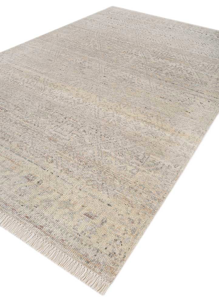 viscaya gold afghan wool hand knotted Rug - FoldShot viscaya gold afghan wool hand knotted Rug - FoldShot