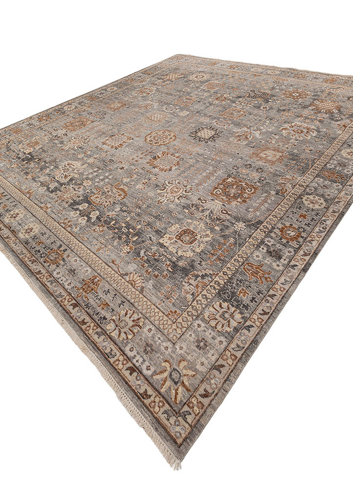 viscaya blue wool hand knotted Rug - FoldShot viscaya blue wool hand knotted Rug - FoldShot