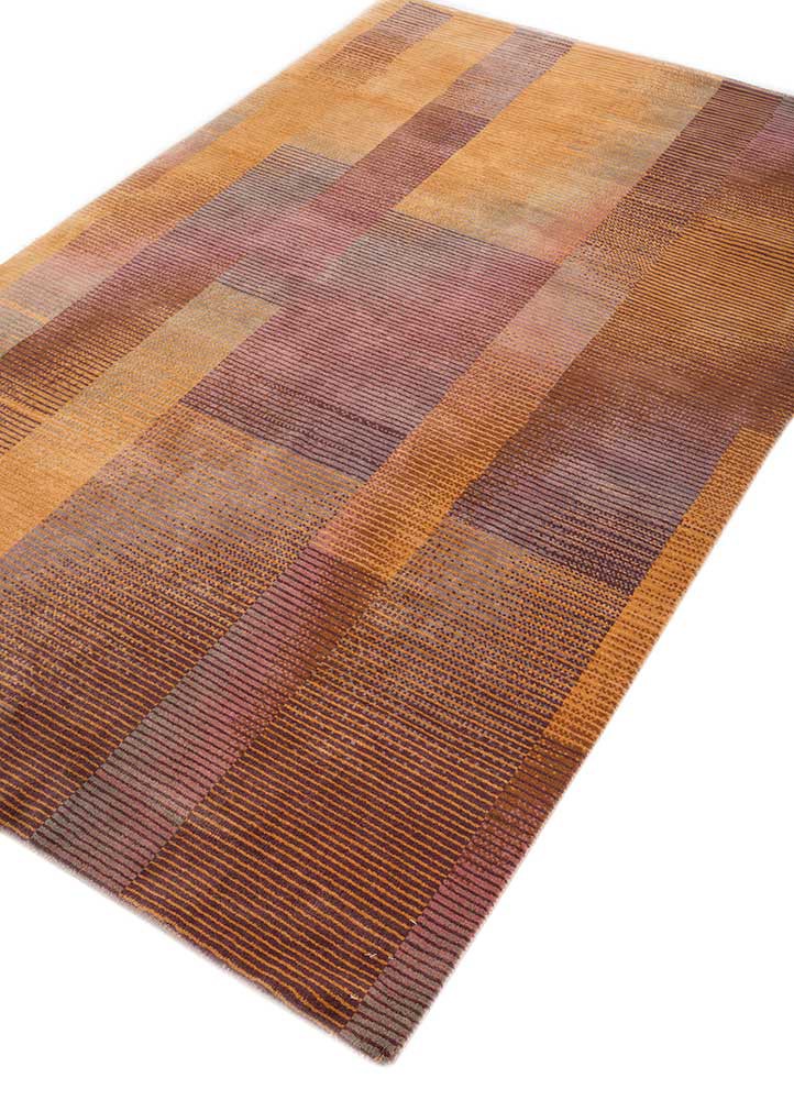 blythe red and orange wool hand knotted Rug - FoldShot blythe red and orange wool hand knotted Rug - FoldShot