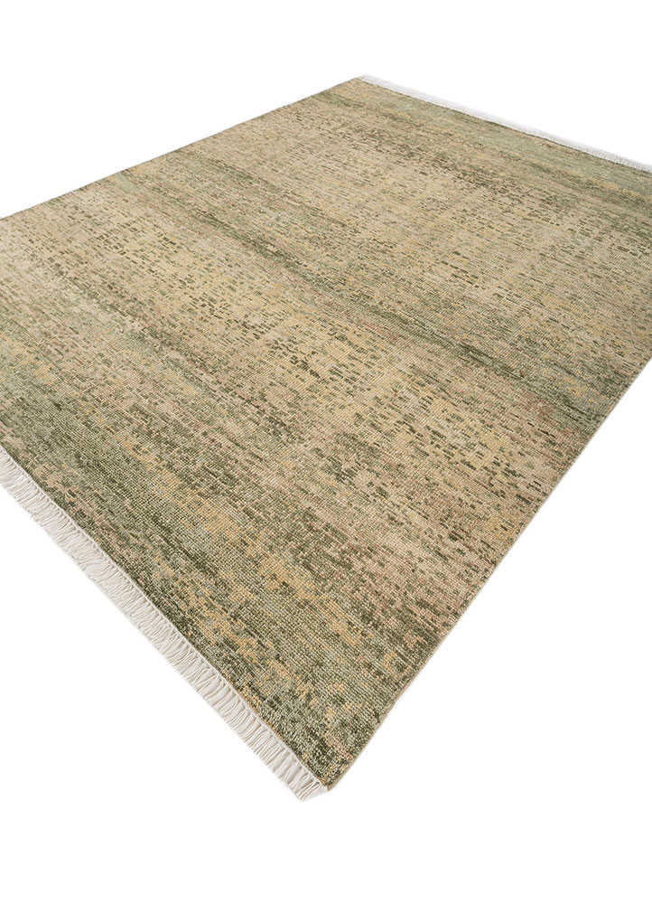 uvenuti green wool hand knotted Rug - FoldShot uvenuti green wool hand knotted Rug - FoldShot