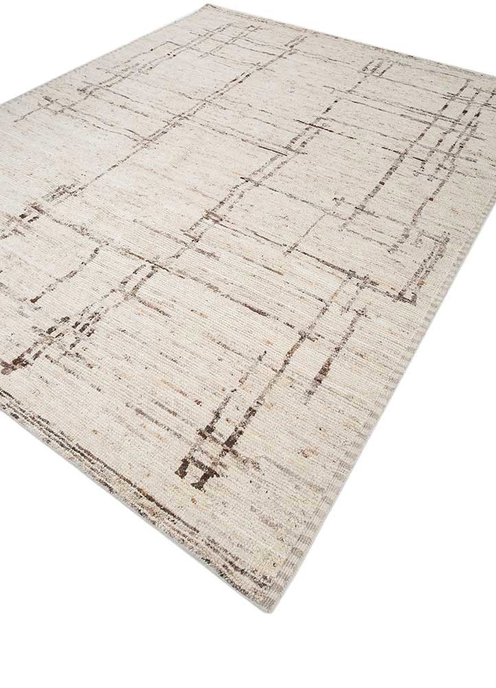 zuri ivory wool hand knotted Rug - FoldShot zuri ivory wool hand knotted Rug - FoldShot