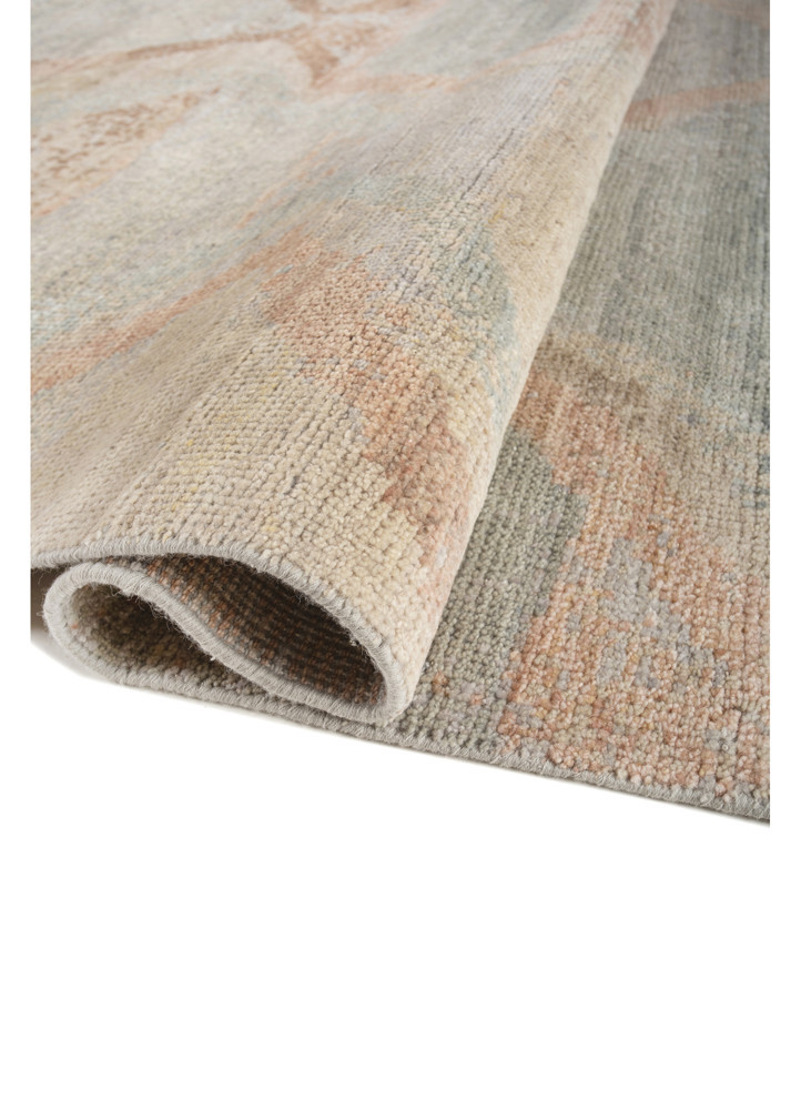 blythe beige and brown wool hand knotted Rug - FoldShot blythe beige and brown wool hand knotted Rug - FoldShot