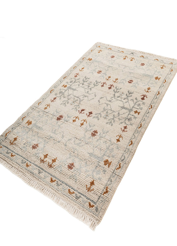Aprezo Gold Hand Knotted Wool Rugs - Akwl-7380 - Jaipur Rugs AE