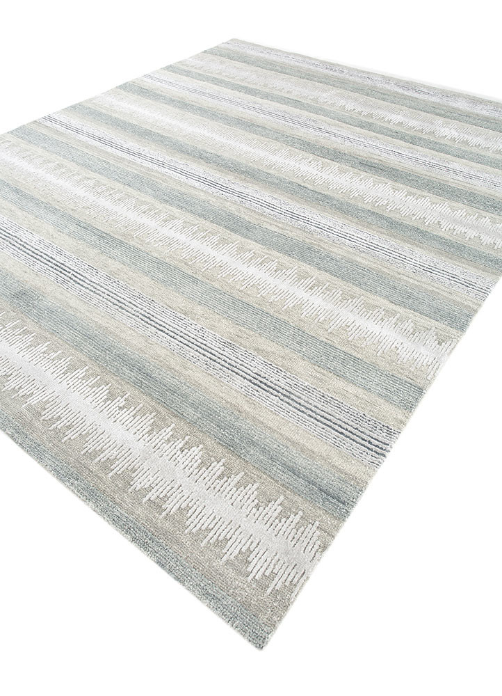 blythe blue wool hand knotted Rug - FoldShot blythe blue wool hand knotted Rug - FoldShot