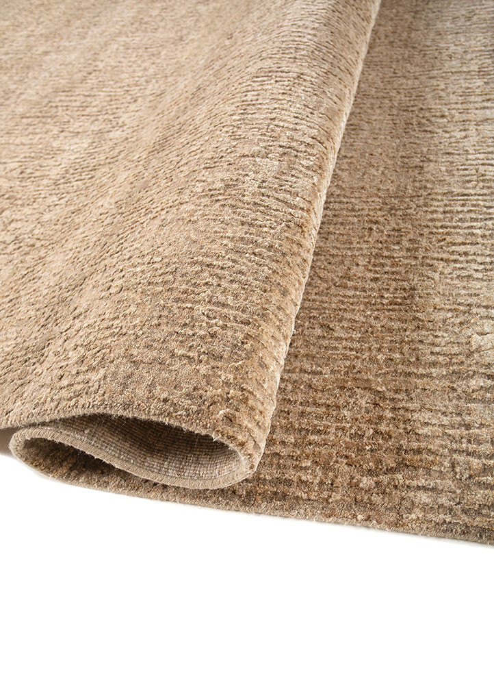 entropy gold wool and silk hand knotted Rug - FoldShot entropy gold wool and silk hand knotted Rug - FoldShot