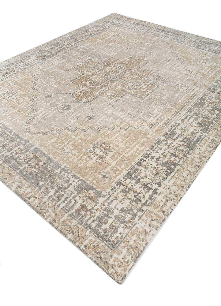 thyme ivory wool hand knotted Rug - FoldShot thyme ivory wool hand knotted Rug - FoldShot