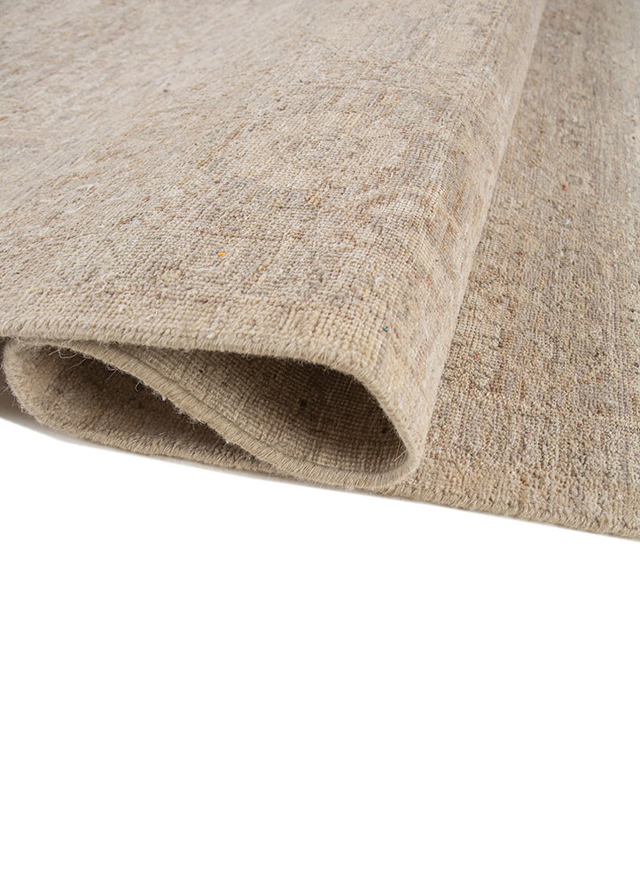 viscaya ivory wool hand knotted Rug - FoldShot