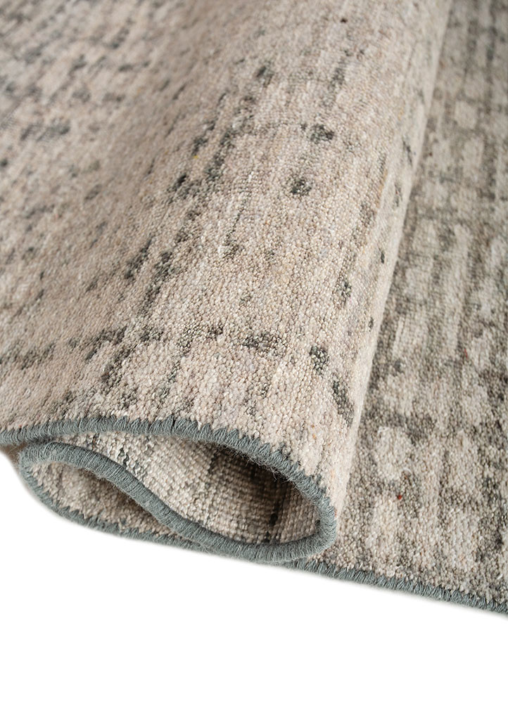 uvenuti green wool hand knotted Rug - FoldShot