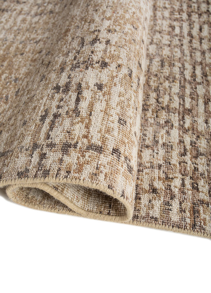 uvenuti gold wool hand knotted Rug - FoldShot