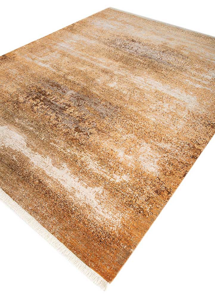 entropy blue wool and silk hand knotted Rug - FoldShot entropy blue wool and silk hand knotted Rug - FoldShot