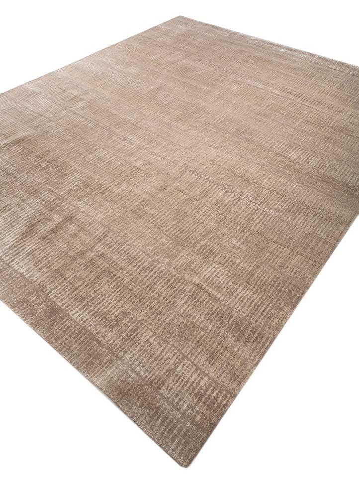 azalea beige and brown wool and silk hand knotted Rug - FoldShot azalea beige and brown wool and silk hand knotted Rug - FoldShot
