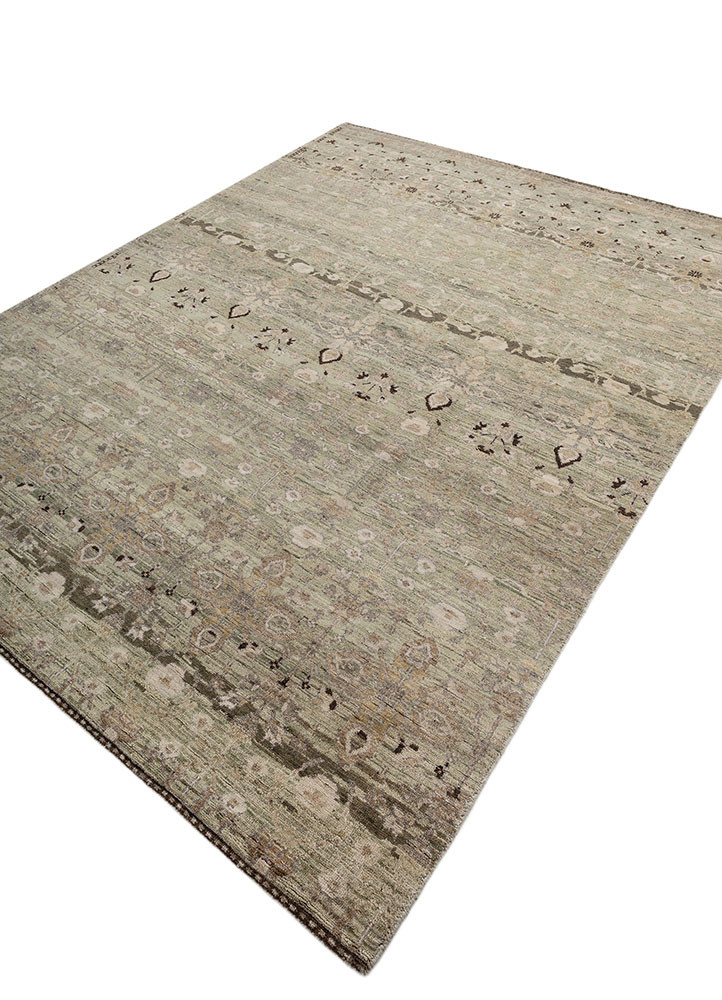 viscaya blue wool hand knotted Rug - FoldShot viscaya blue wool hand knotted Rug - FoldShot