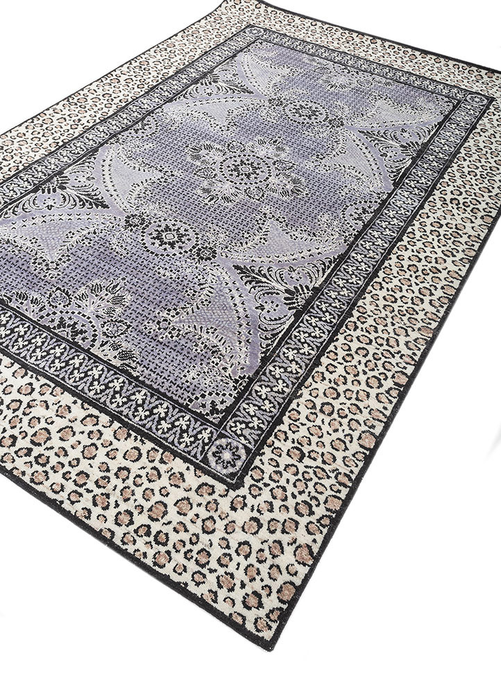 gilded age pink and purple afghan wool hand knotted Rug - FoldShot gilded age pink and purple afghan wool hand knotted Rug - FoldShot