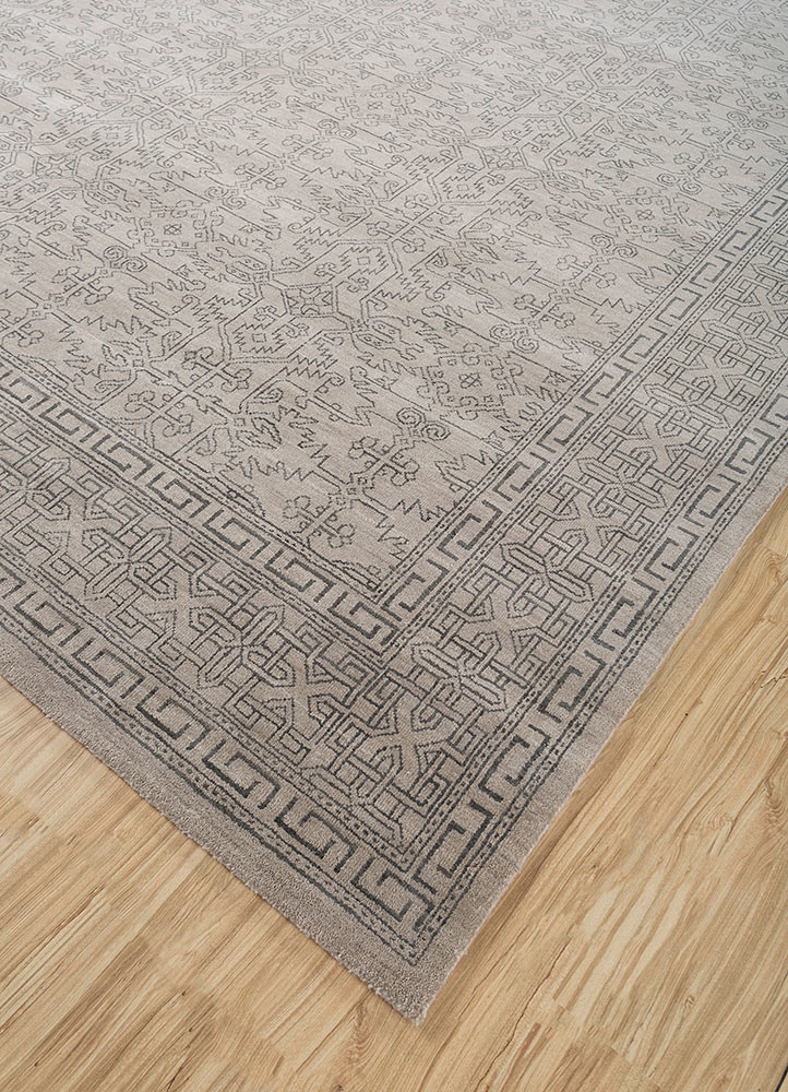 clan ivory wool hand knotted Rug - FoldShot clan ivory wool hand knotted Rug - FoldShot
