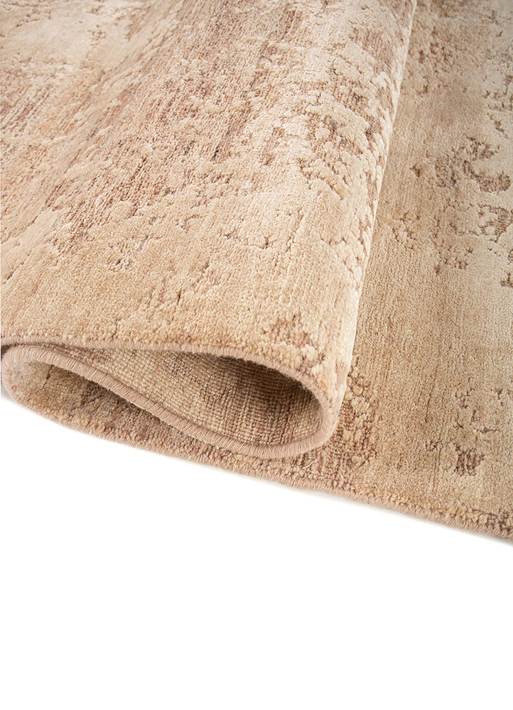 entropy pink and purple wool and silk hand knotted Rug - FoldShot entropy pink and purple wool and silk hand knotted Rug - FoldShot