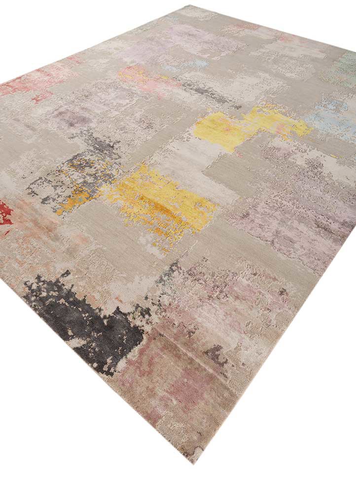 project error by kavi ivory wool and bamboo silk hand knotted Rug - FoldShot project error by kavi ivory wool and bamboo silk hand knotted Rug - FoldShot