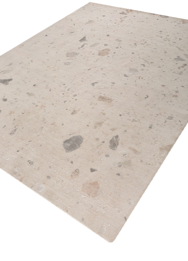 hidden by kavi ivory wool and bamboo silk hand knotted Rug - FoldShot hidden by kavi ivory wool and bamboo silk hand knotted Rug - FoldShot