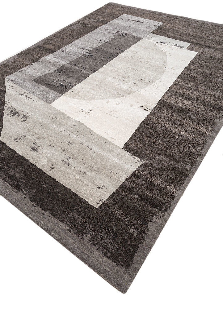 unfold by kavi blue wool and bamboo silk hand knotted Rug - FoldShot unfold by kavi blue wool and bamboo silk hand knotted Rug - FoldShot