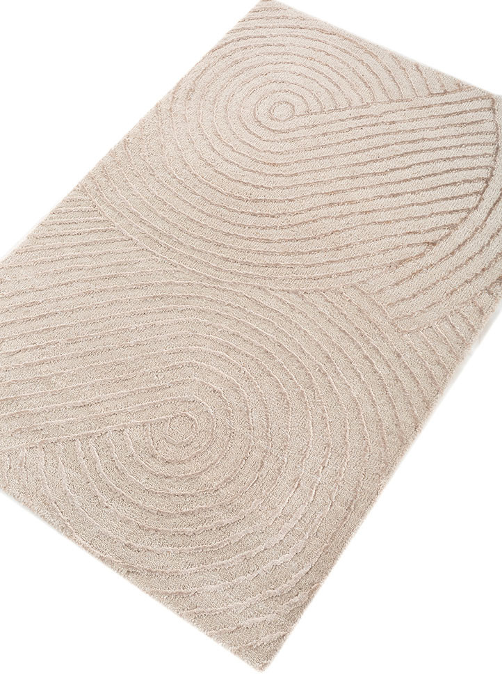 azalea ivory wool and bamboo silk hand knotted Rug - FoldShot azalea ivory wool and bamboo silk hand knotted Rug - FoldShot