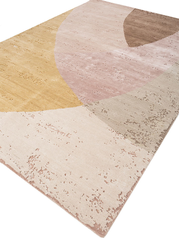 unfold by kavi ivory wool and bamboo silk hand knotted Rug - FoldShot unfold by kavi ivory wool and bamboo silk hand knotted Rug - FoldShot