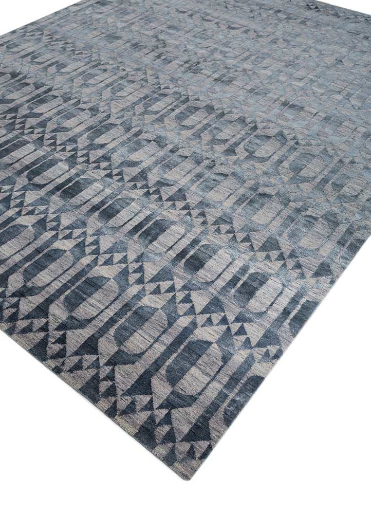 project error by kavi blue wool and bamboo silk hand knotted Rug - FoldShot project error by kavi blue wool and bamboo silk hand knotted Rug - FoldShot