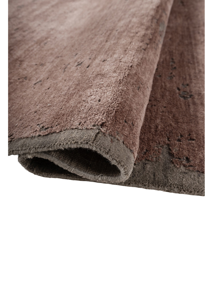 aprezo red and orange tencil hand knotted Rug - FoldShot aprezo red and orange tencil hand knotted Rug - FoldShot