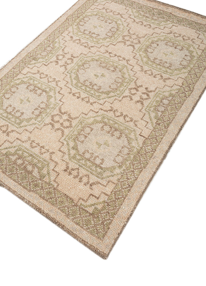 erbe red and orange wool hand knotted Rug - FoldShot erbe red and orange wool hand knotted Rug - FoldShot