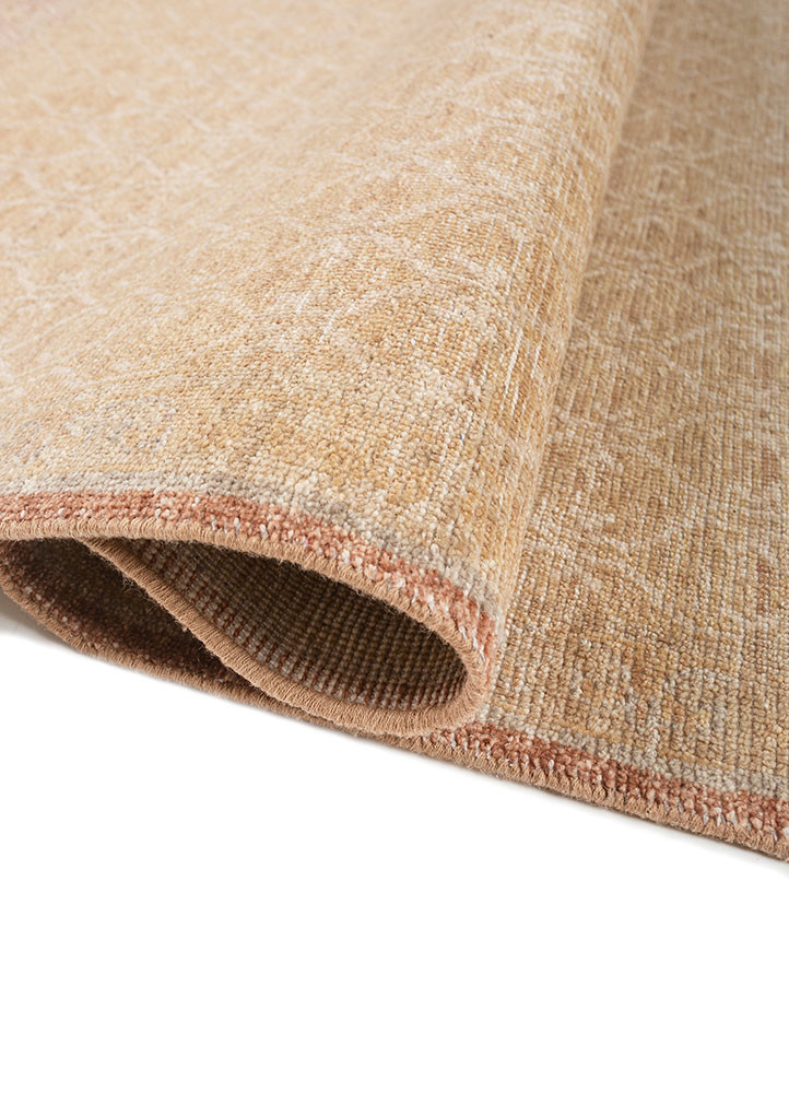 erbe red and orange wool hand knotted Rug - FoldShot