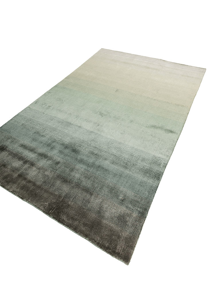aprezo green bamboo silk hand loom Rug - FoldShot aprezo green bamboo silk hand loom Rug - FoldShot