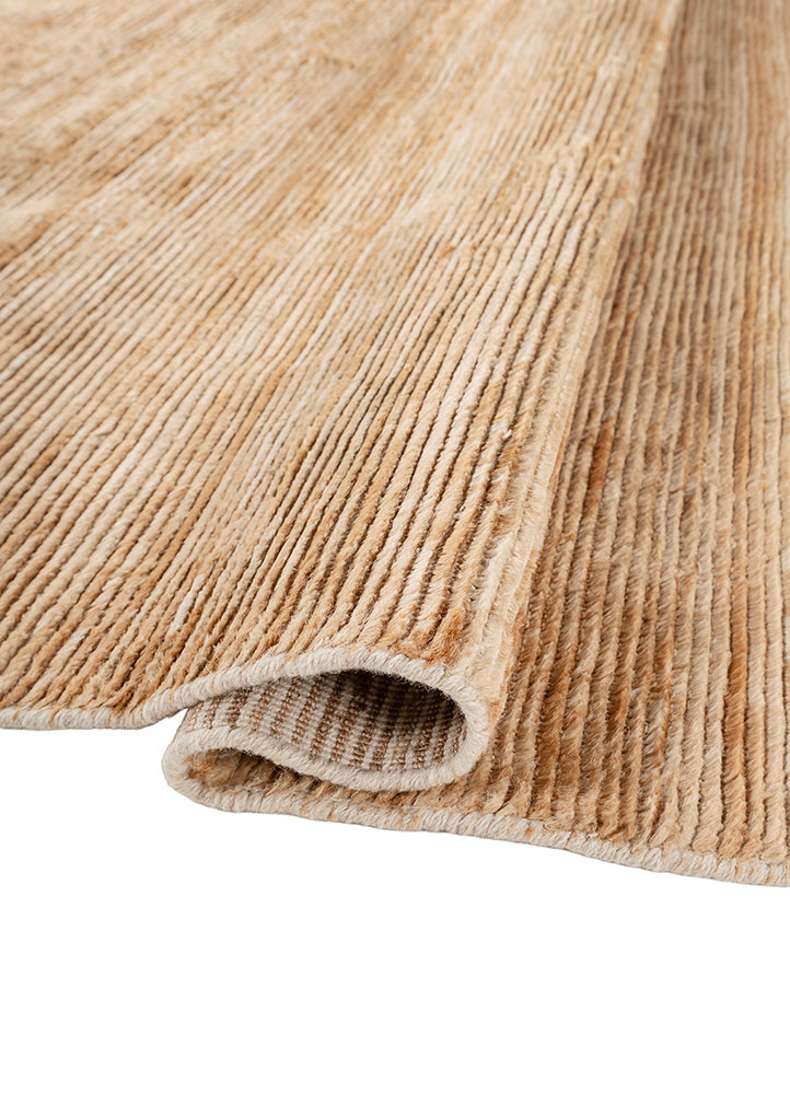 nomadic threads beige and brown jute and hemp hand loom Rug - FoldShot