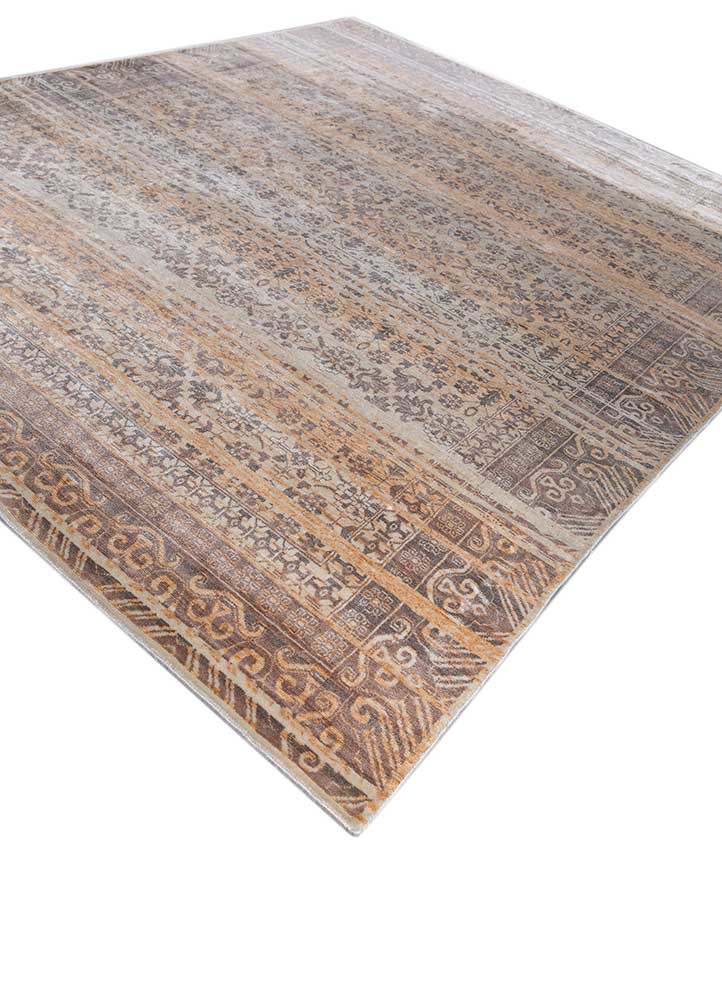 konstrukt red and orange jasmine hand loom Rug - FoldShot konstrukt red and orange jasmine hand loom Rug - FoldShot