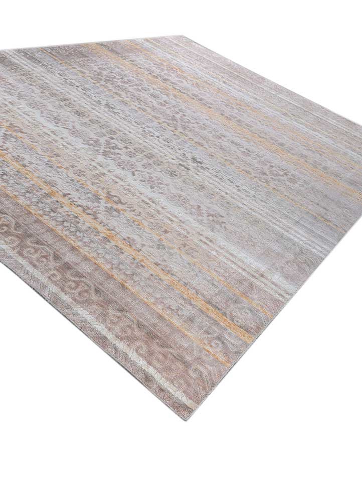 konstrukt red and orange jasmine hand loom Rug - FoldShot