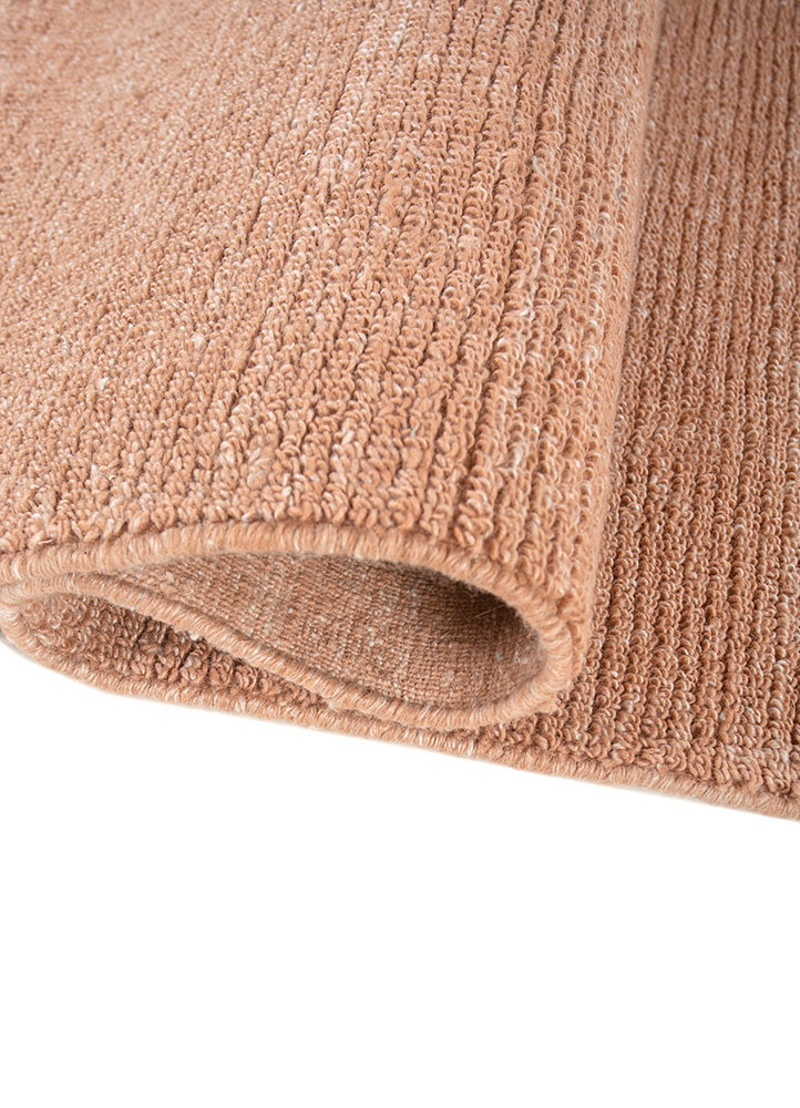 basis red and orange polyester hand loom Rug - FoldShot