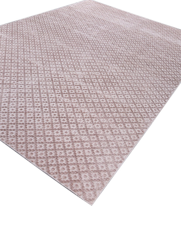 basis pink and purple viscose hand loom Rug - FoldShot basis pink and purple viscose hand loom Rug - FoldShot