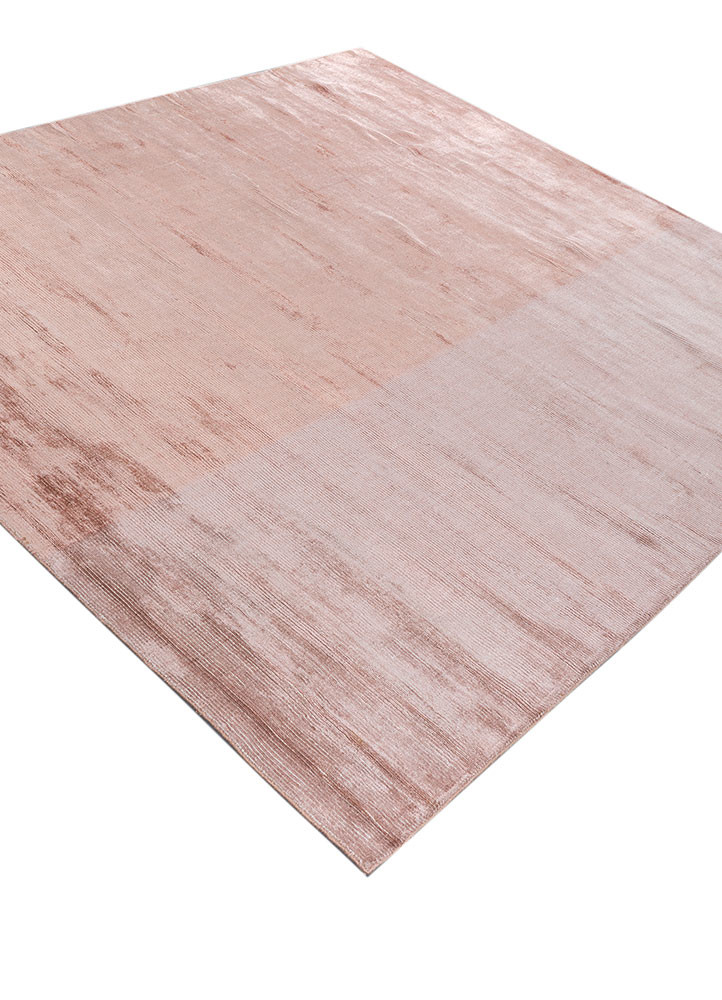 aprezo pink and purple viscose hand loom Rug - FoldShot aprezo pink and purple viscose hand loom Rug - FoldShot