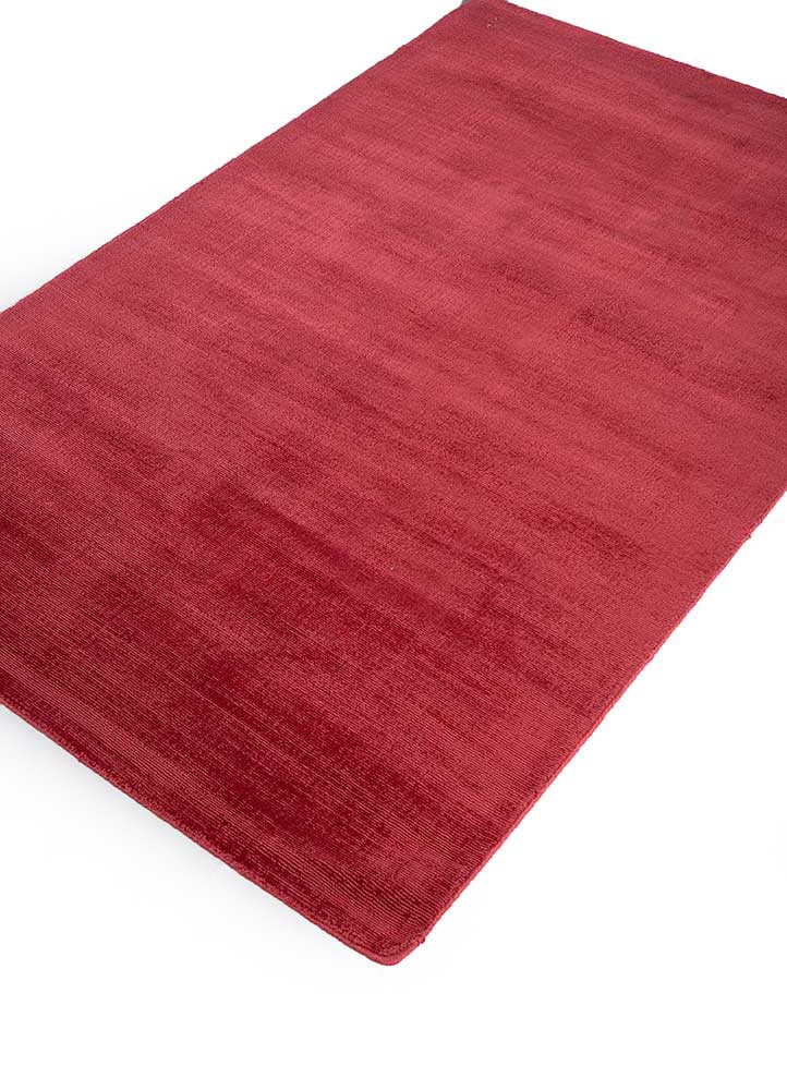 Melange By Nilaya Pink and Purple Hand Loom Viscose Rugs Hpv7020
