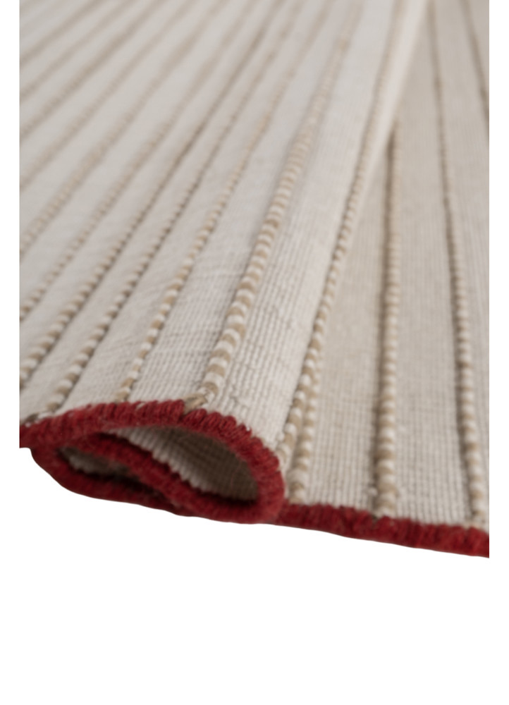 aprezo ivory wool and bamboo silk hand loom Rug - FoldShot aprezo ivory wool and bamboo silk hand loom Rug - FoldShot