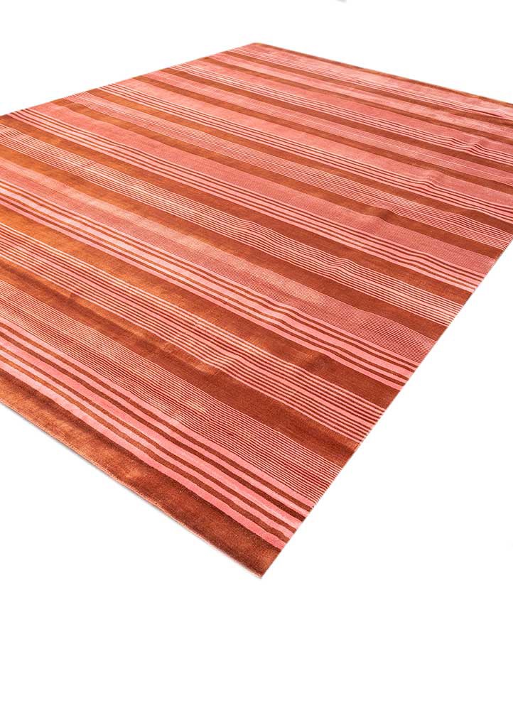basis red and orange wool hand loom Rug - FoldShot basis red and orange wool hand loom Rug - FoldShot