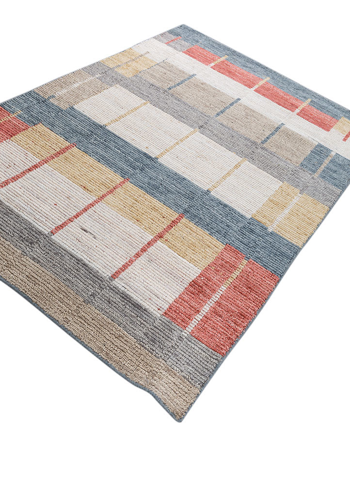 aprezo grey and black wool hand loom Rug - FoldShot aprezo grey and black wool hand loom Rug - FoldShot