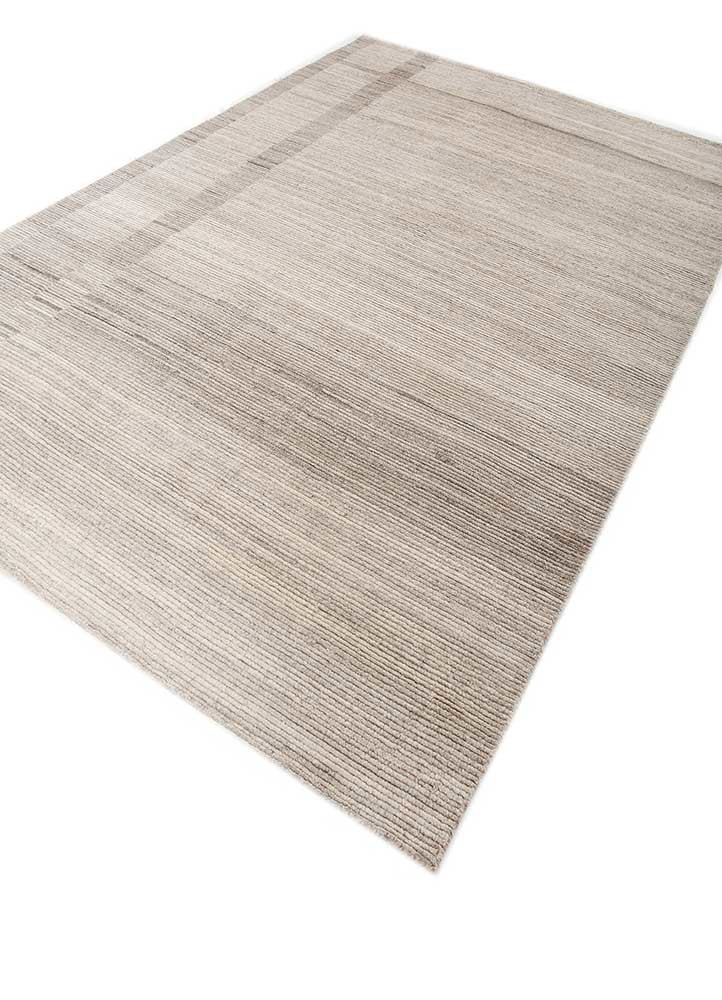 jean grey and black wool hand loom Rug - FoldShot jean grey and black wool hand loom Rug - FoldShot