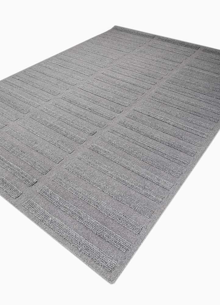 basis blue wool hand loom Rug - FoldShot basis blue wool hand loom Rug - FoldShot