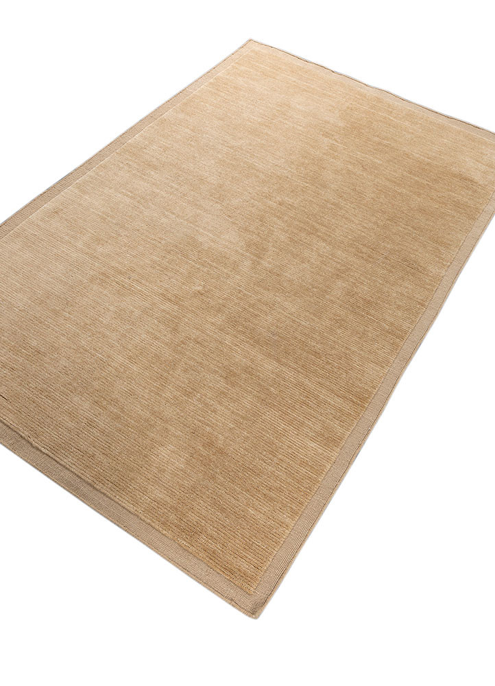 basis beige and brown wool hand loom Rug - FoldShot basis beige and brown wool hand loom Rug - FoldShot