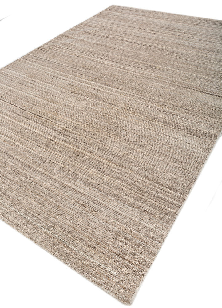 saga beige and brown wool hand loom Rug - FoldShot saga beige and brown wool hand loom Rug - FoldShot